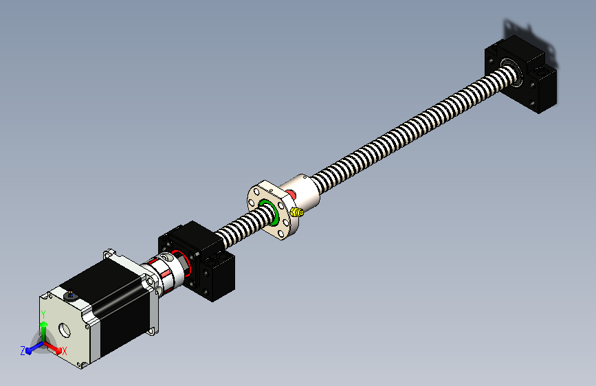 步进传动滚珠丝杠