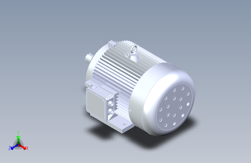 带底脚无凸缘电机[132S]