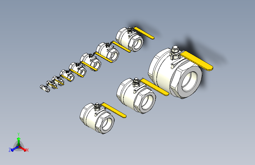 二片式内螺纹球阀11种规格