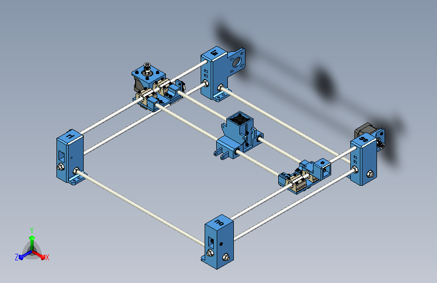 二轴数控写字机设计模型