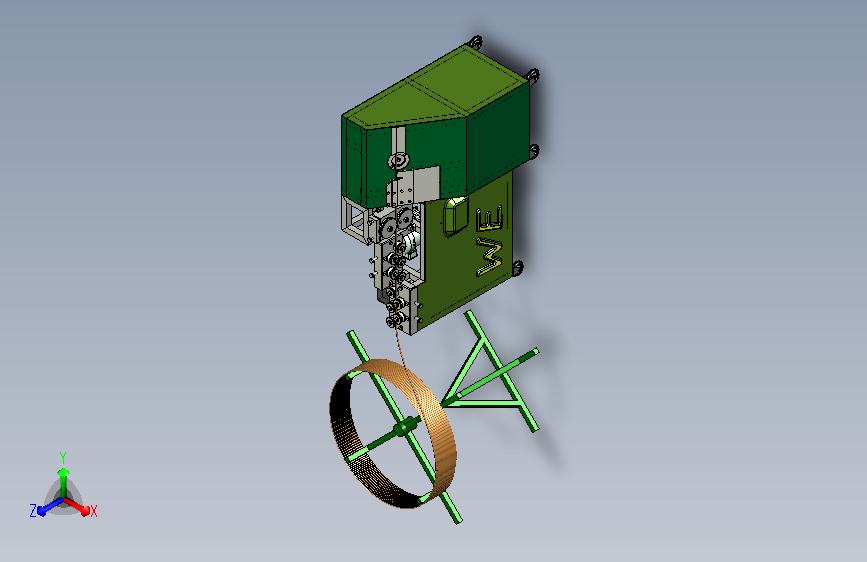 钢板弯曲机设计模型