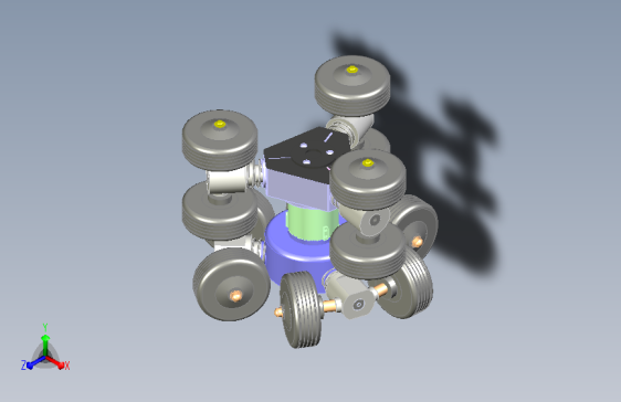 管道机器人-爬升驱动轮