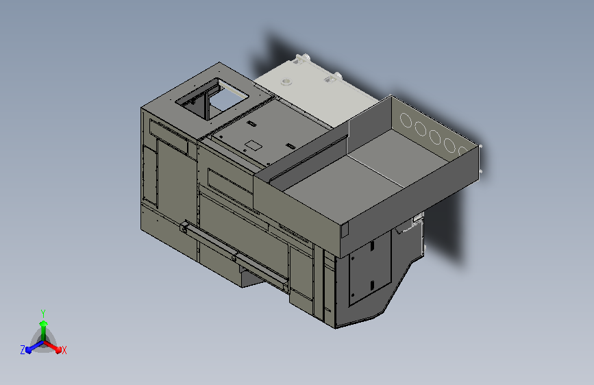 国外数控车床模型