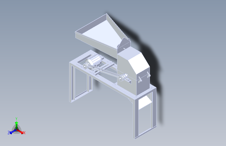 家禽肉质研磨机设计模型