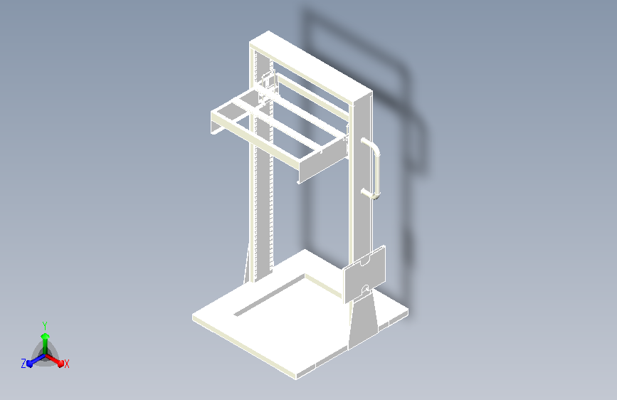 简易移动刀具架模型