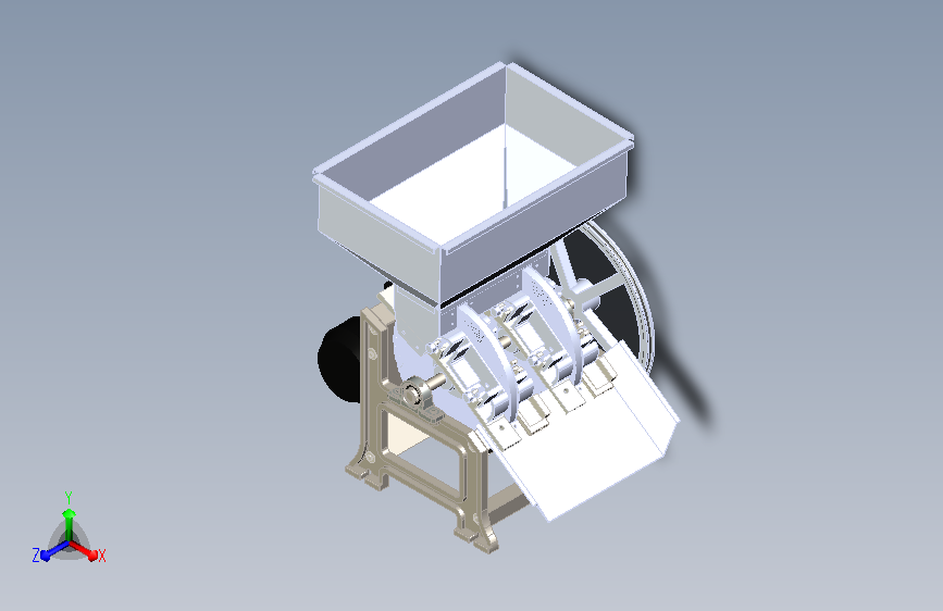 咖啡碎浆机设计模型