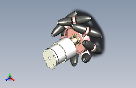 可供3D打印的麦克纳姆轮