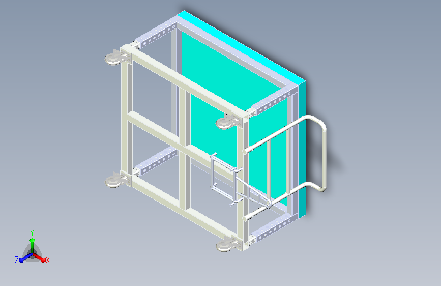 可以调节高度的推车