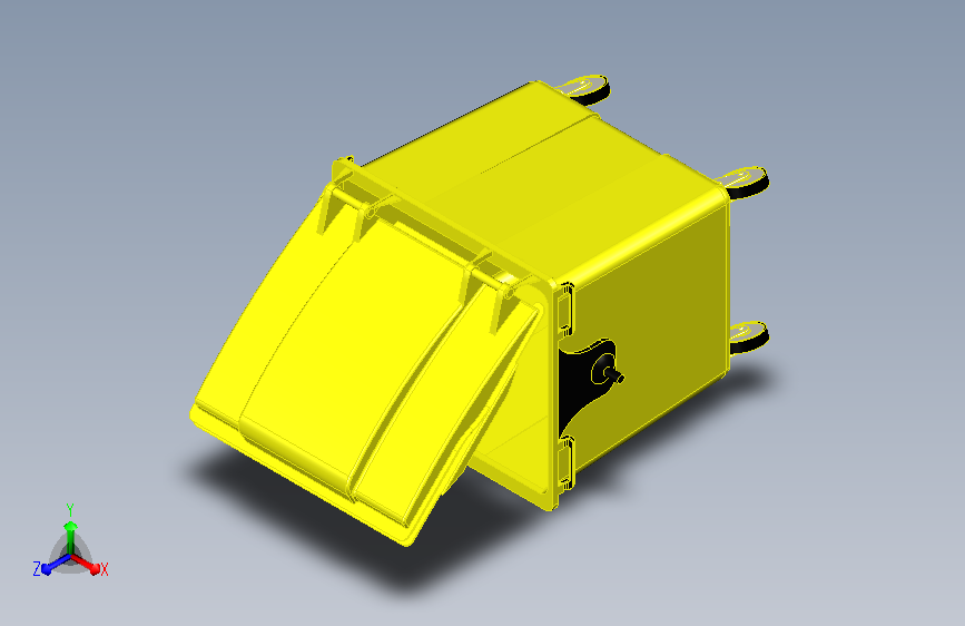 垃圾压缩打包机3D模型