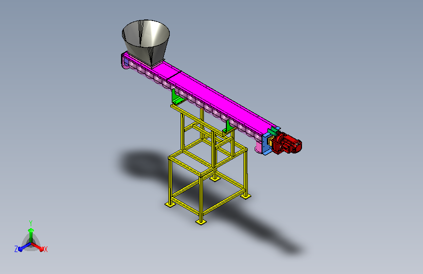 螺旋输送机模型