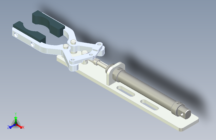 某空滤罐夹持机械手