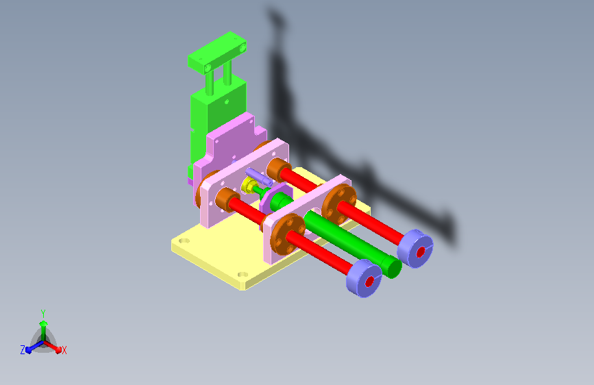 气缸夹取机械手