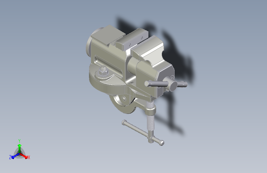 普通台钳模型(虎钳)