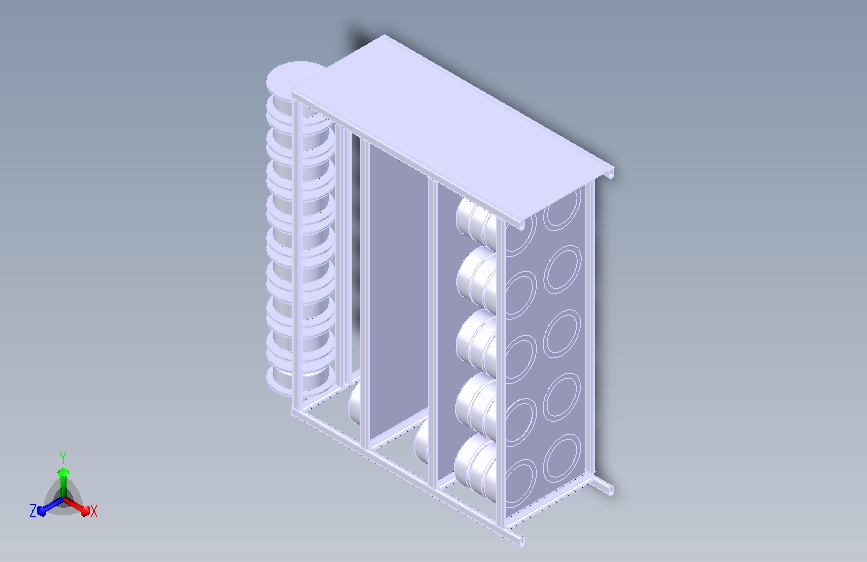 汽车线束生产现场电线货架