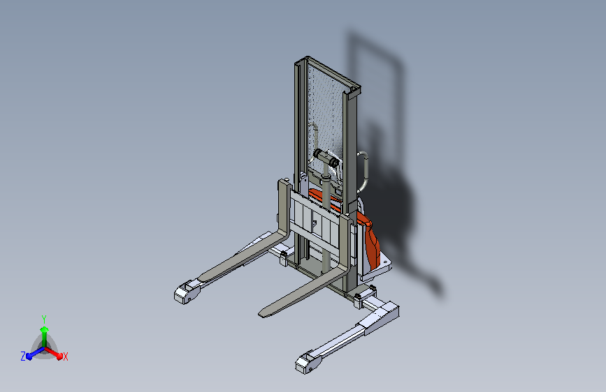 升级版本的电动叉车设计