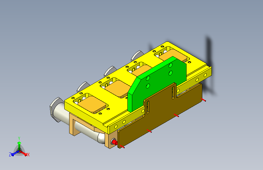 四联可调节点胶头