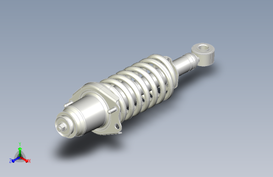 一款新型减震器-油气混合试