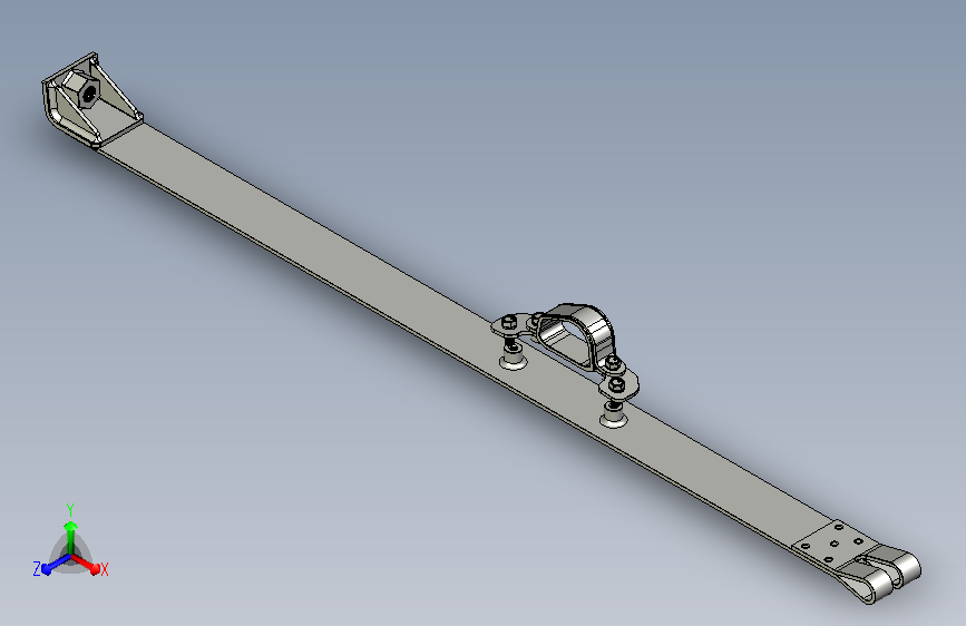 可拆卸的T-72燃料桶支架