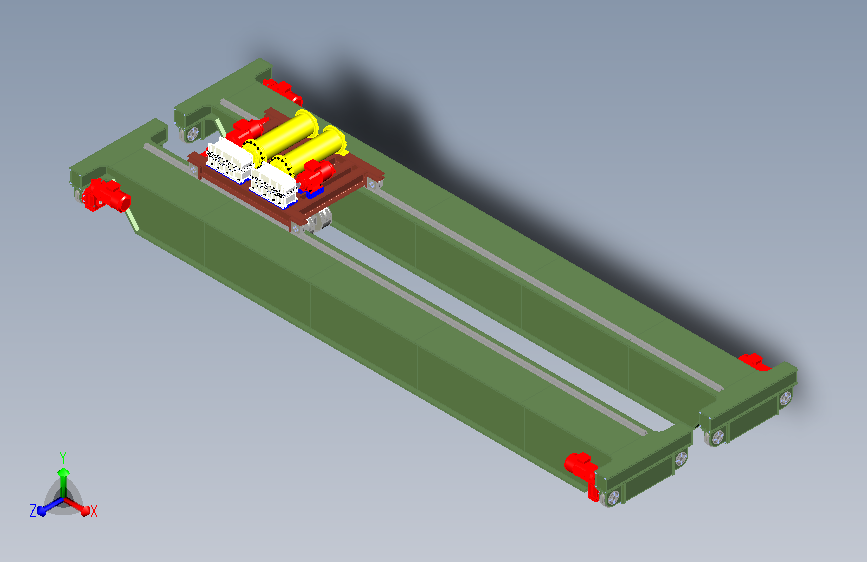 60T重载行车行走梁