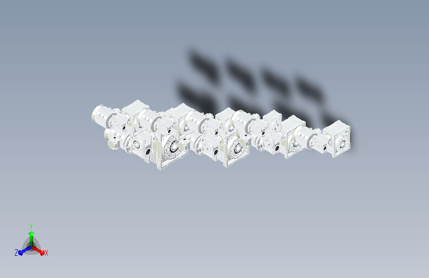 RV系列涡轮减速机模型