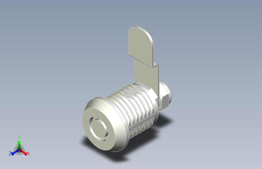 钣金机箱通用锁头