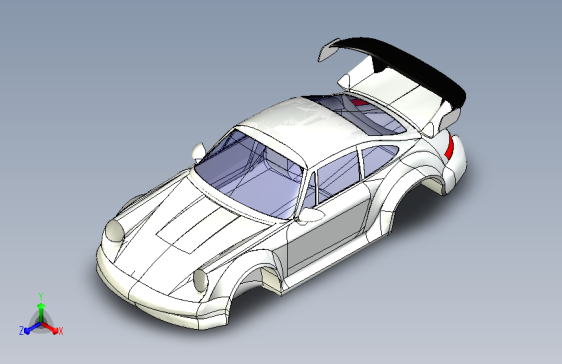保时捷RWB 911 Turbo车架