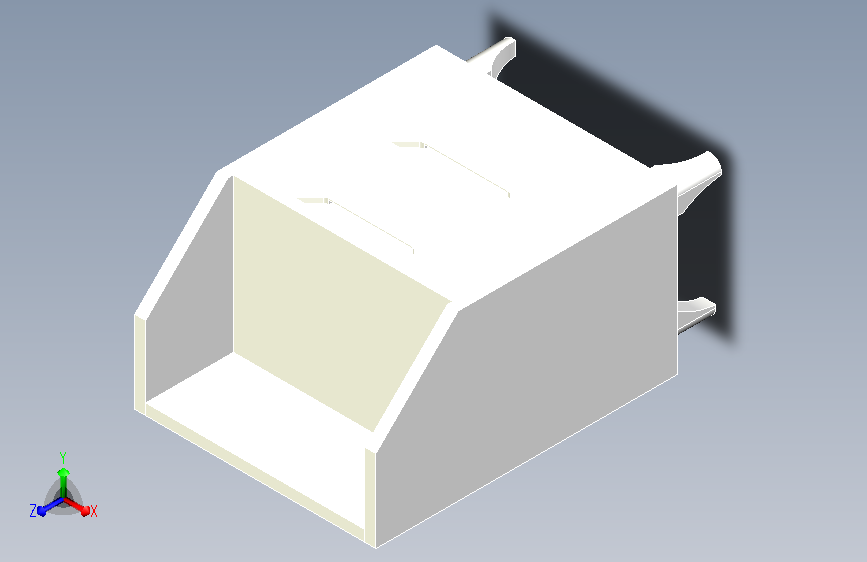 北欧床头柜三维模型