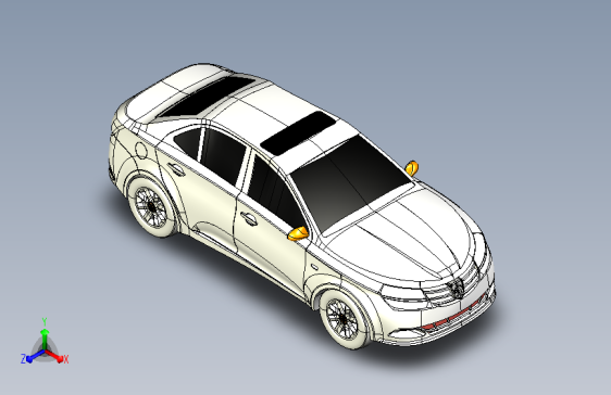 宝骏630汽车3D模型