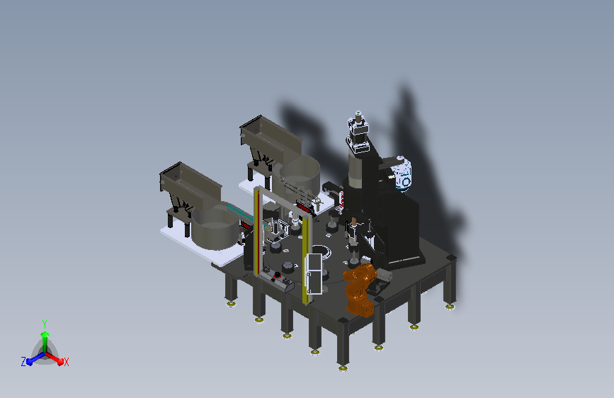 表盘旋转总成机球接头组装机3D模型