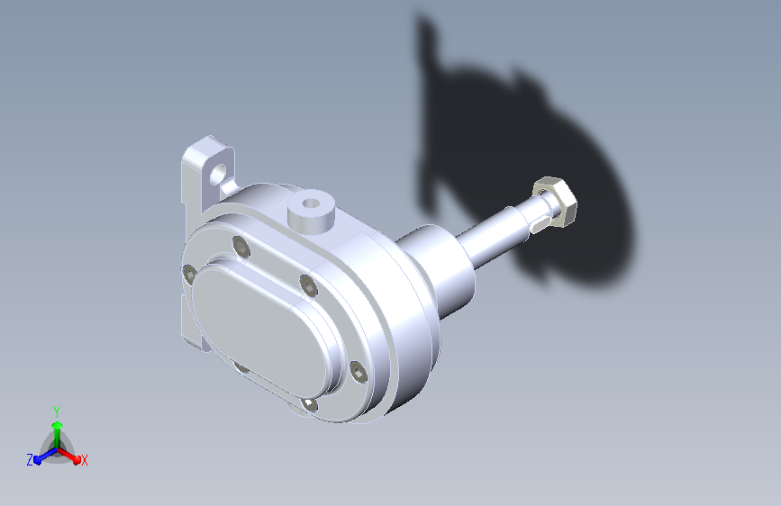 齿轮泵课程设计3D模型