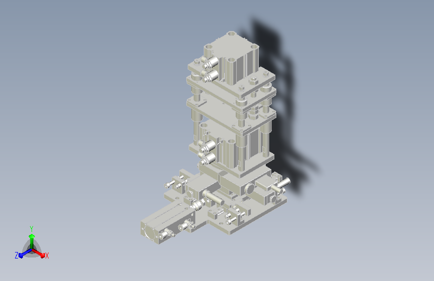 冲切回转定位平台