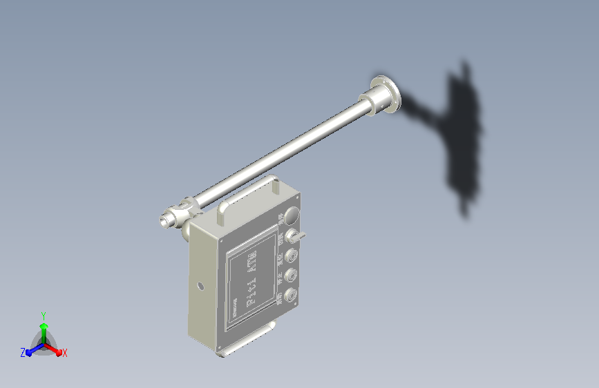 触摸屏控制箱旋转支架安装盒模组