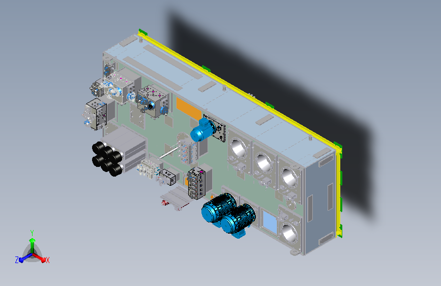 多工位的水泵站设计模型