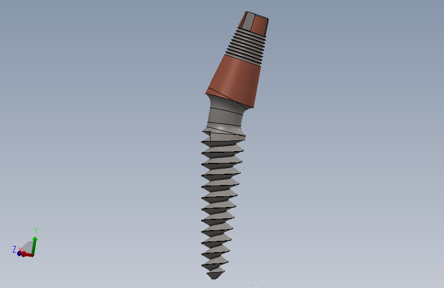 可调尺寸的牙齿植入工具