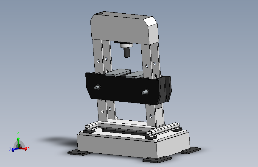 可调高度的液压压机