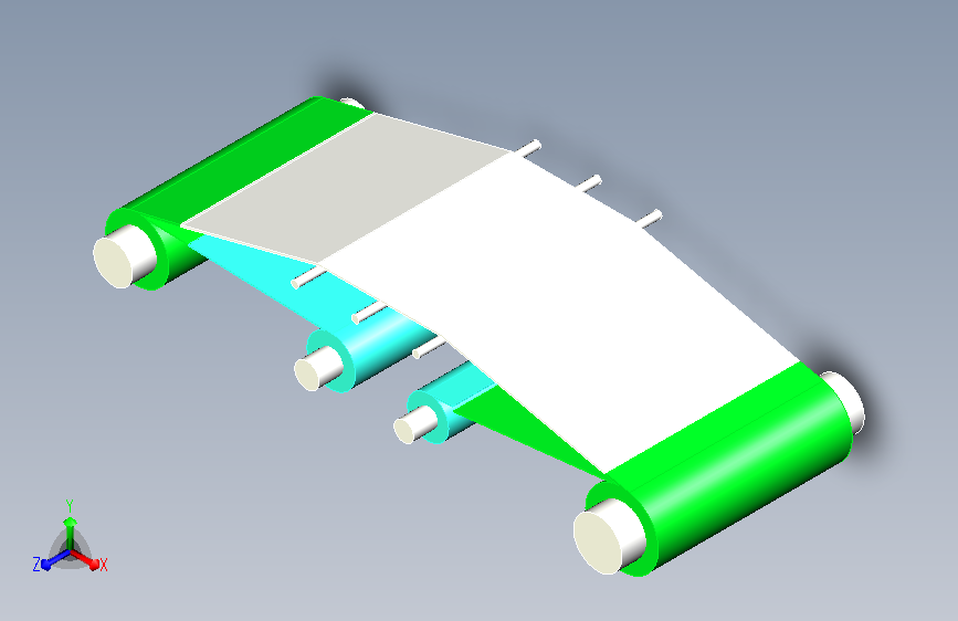 基于SolidWorks的双放卷+双收卷 动画模拟