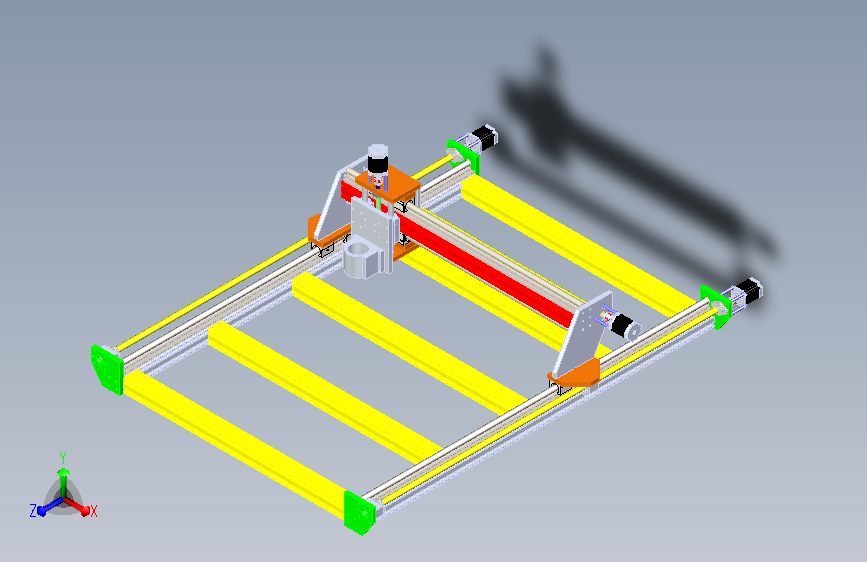 加工中心cnc范围1500x1000模型