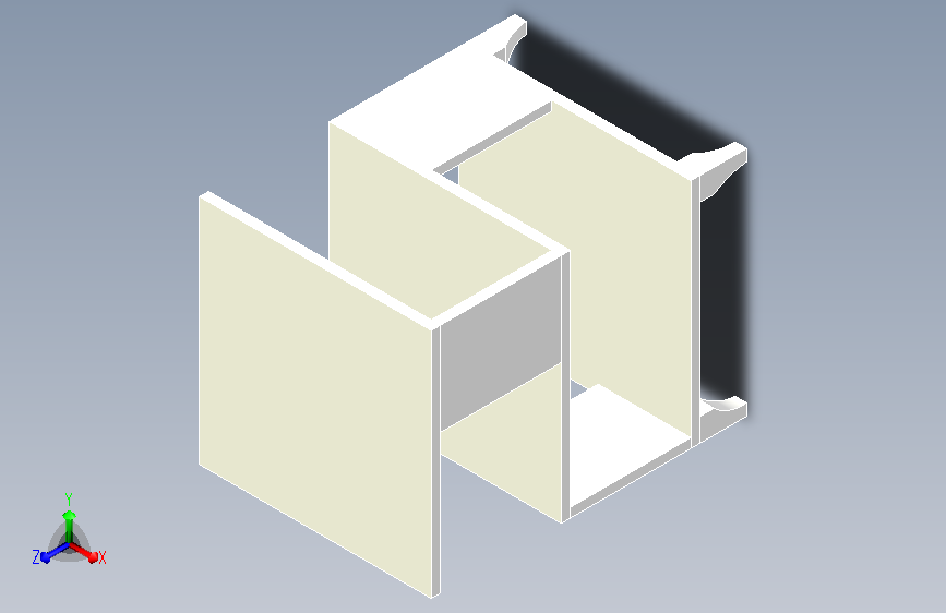 简易床头置物柜