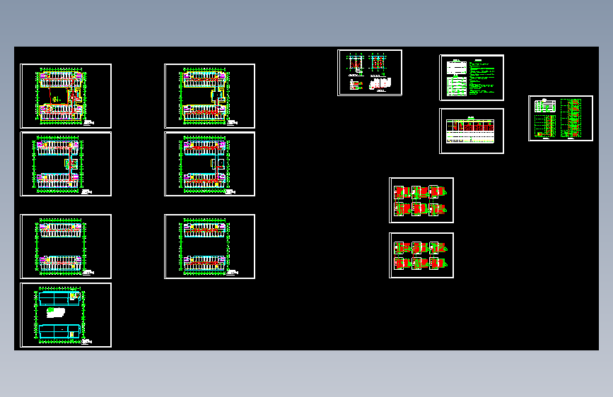 某地公寓楼建筑电气设计CAD施工图纸