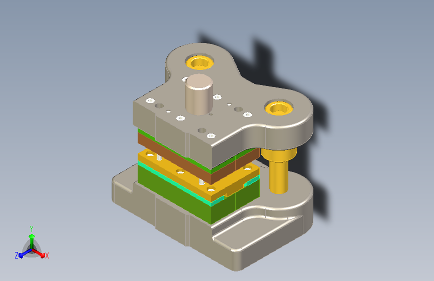 空调支架级进模设计