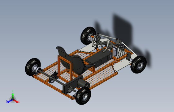 卡丁车三维模型