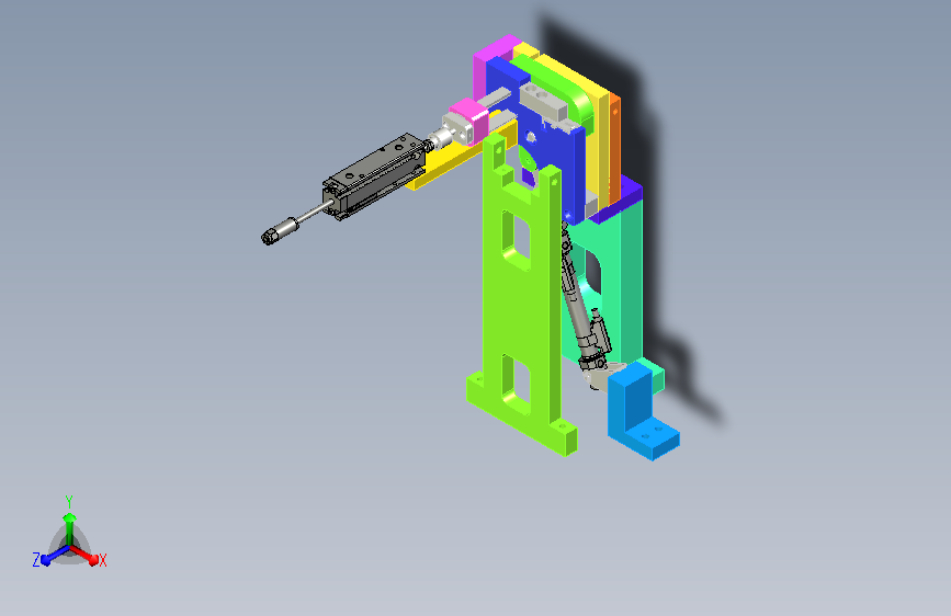 连杆式折弯机构
