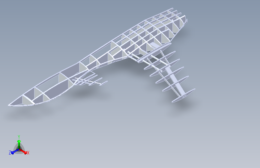 前掠翼飛機結構設計
