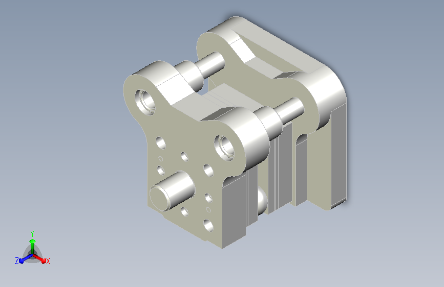 托架级进模设计