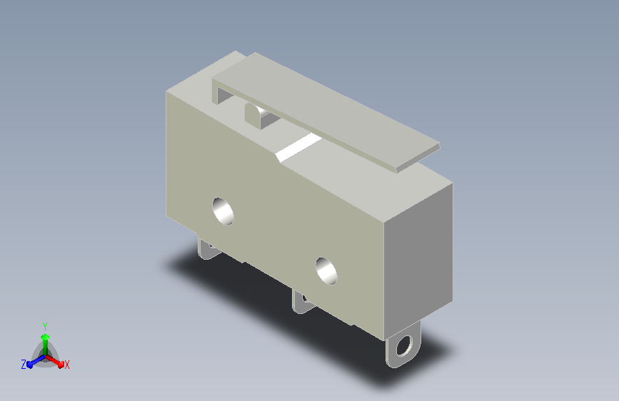 微动开关三维模型
