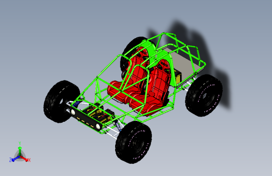 新式钢管越野车