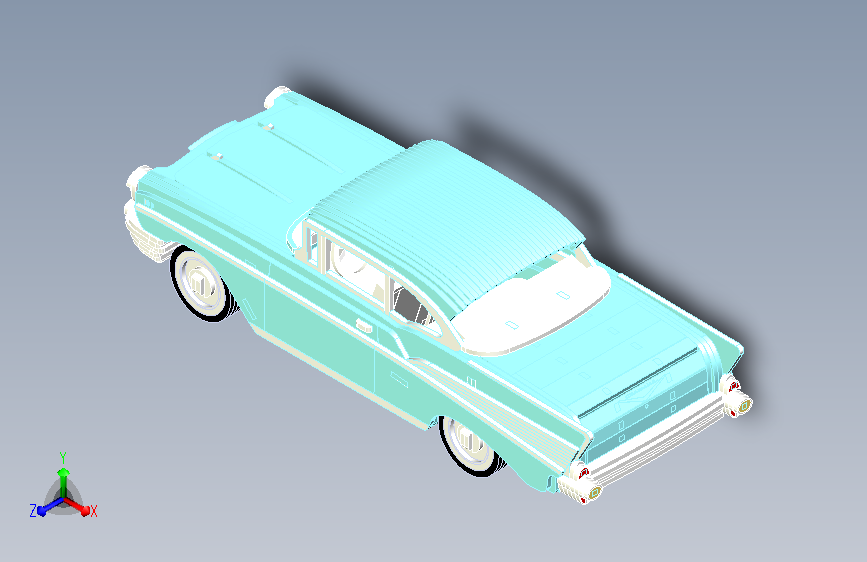 雪佛兰贝尔-空气- 1957向量