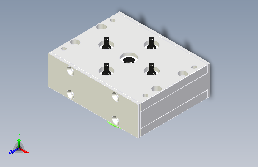 一出四齿轮箱体