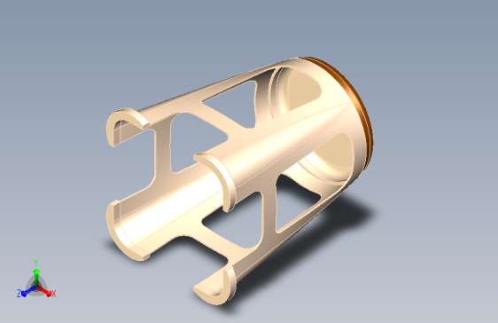 圆性塑料椅子三维模型