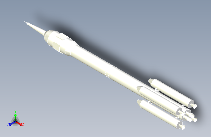 长征2F火箭模型